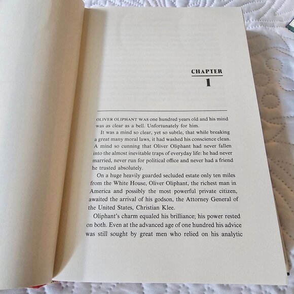 The Fourth K By Mario Puzo First Edition Hardcover Novel 1990 Political Thriller - Picture 6 of 10